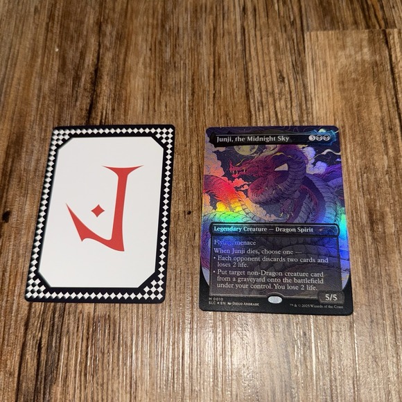 Junji The Midnight Sky FOIL MTG An Encyclopedia Of Magic Secret Lair Fresh